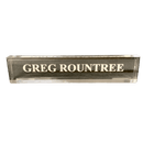 Laser Engraved Acrylic Name Wedge - 10" - AndersonTrophy.com