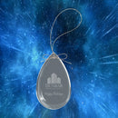 Laser Engraved Crystal Drop Ornament - AndersonTrophy.com
