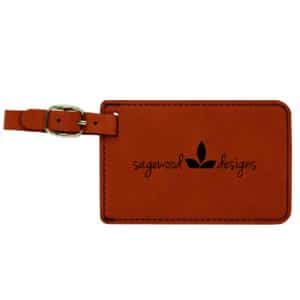 Laserable Leatherette Luggage Tags - AndersonTrophy.com