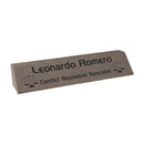 Leatherette Desk Wedge - Gray - AndersonTrophy.com