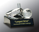 Longest Drive Crystal Golf Award - AndersonTrophy.com