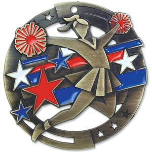 M3XL Cheer Themed Medals - AndersonTrophy.com