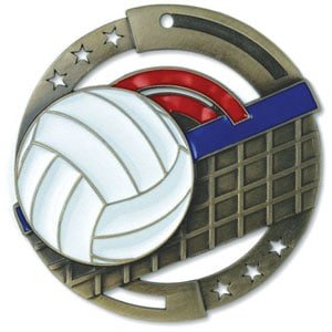 M3XL Volleyball Themed Medals - AndersonTrophy.com