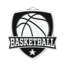 MDL Shield Series Basketball Themed Medal - AndersonTrophy.com