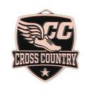 MDL Shield Series Cross Country Themed Medal - AndersonTrophy.com