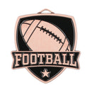 MDL Shield Series Football Themed Medal - AndersonTrophy.com