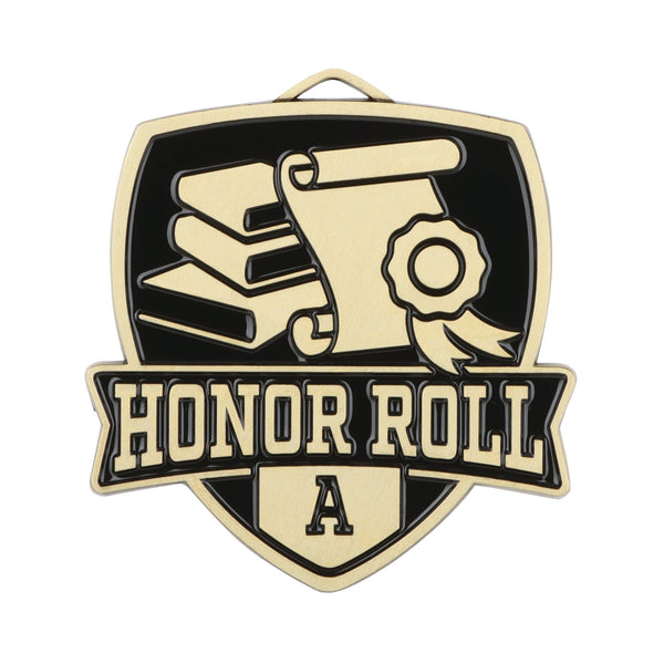 MDL Shield Series Honor Roll A Themed Medal - AndersonTrophy.com