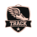 MDL Shield Series Track Themed Medal - AndersonTrophy.com