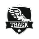 MDL Shield Series Track Themed Medal - AndersonTrophy.com