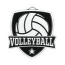 MDL Shield Series Volleyball Themed Medal - AndersonTrophy.com