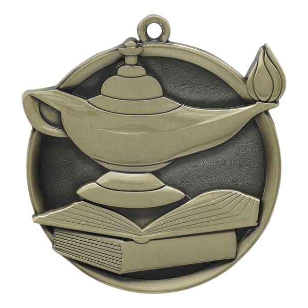 Mega Series Lamp of Knowledge Medals - AndersonTrophy.com