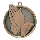Mega Series Praying Hands Medals - AndersonTrophy.com