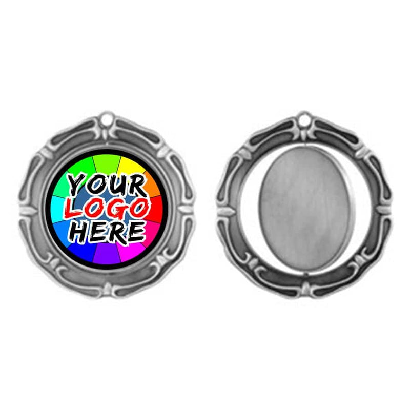 Mega Spinner Custom Insert Medal - AndersonTrophy.com