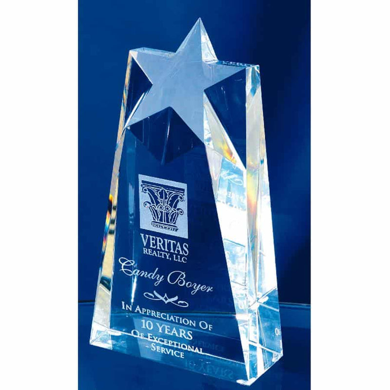 Mega Star Optical Crystal Corporate Award - AndersonTrophy.com