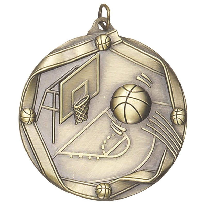 MS6 Basketball Themed Medal - AndersonTrophy.com