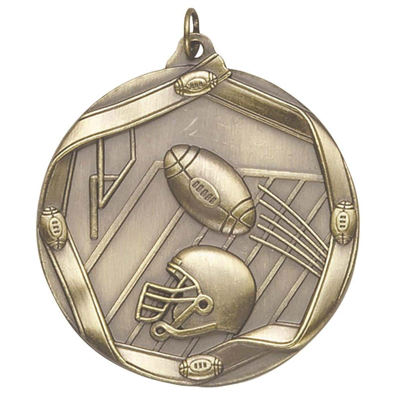 MS6 Football Themed Medal - AndersonTrophy.com