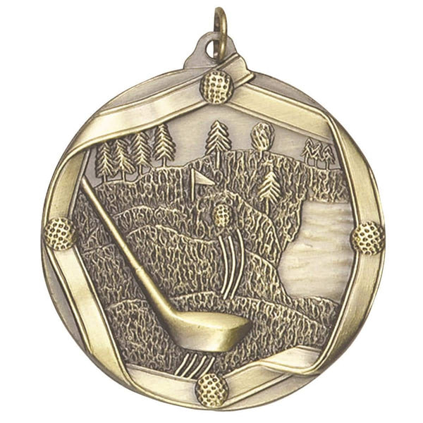 MS6 Golf Themed Medal - AndersonTrophy.com
