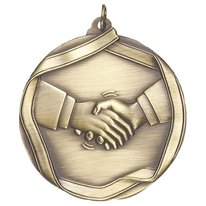 MS6 Handshake Themed Medals - AndersonTrophy.com