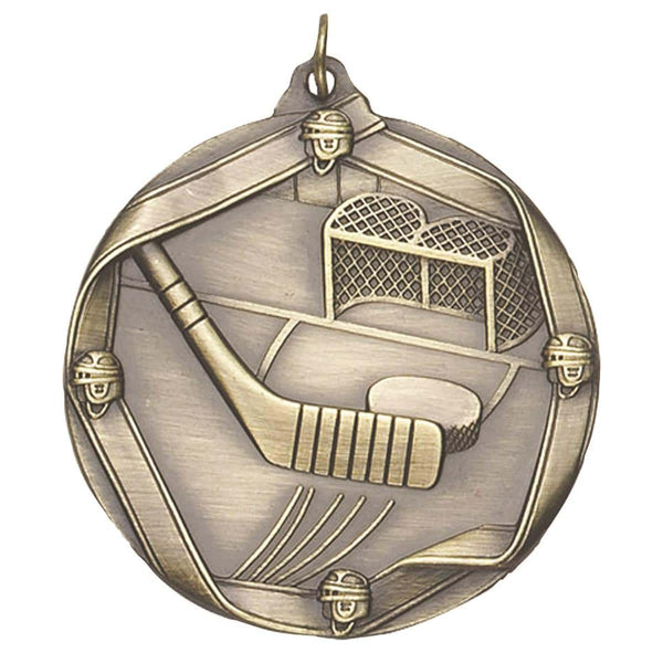 MS6 Hockey Themed Medal - AndersonTrophy.com