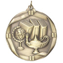 MS6 Lamp of Knowledge Themed Medal - AndersonTrophy.com