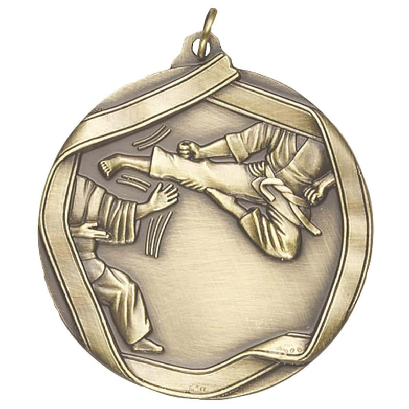 MS6 Martial Arts Themed Medal - AndersonTrophy.com
