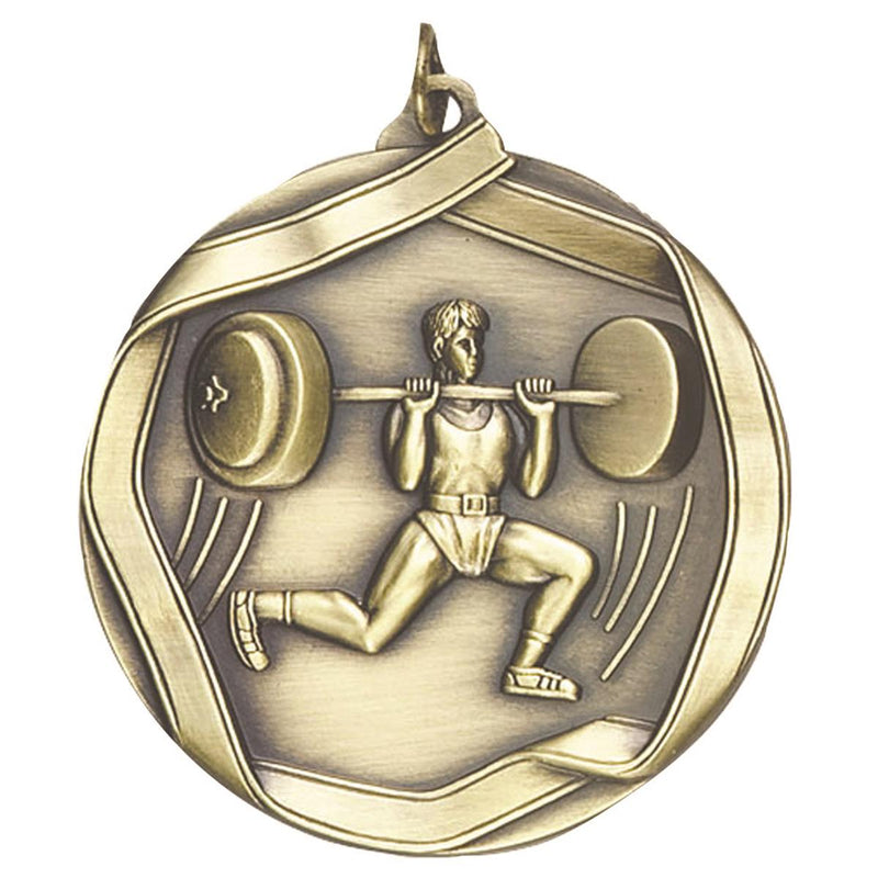 MS6 Weightlifting Themed Medals - Male - AndersonTrophy.com