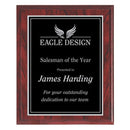 MSL344 Series Black to Silver Laser Plaque - E Class - AndersonTrophy.com