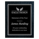 MSL344 Series Black to Silver Laser Plaque - E Class - AndersonTrophy.com