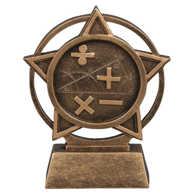 Orbit Series Math Resin Trophy