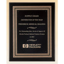 P3930 Series Brass Frame Black Piano Finish Plaque - AndersonTrophy.com