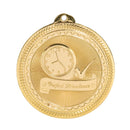 Perfect Attendance Laserable BriteLazer Medal - AndersonTrophy.com