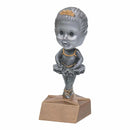 Pewter Bobble Dance Resin - Female - AndersonTrophy.com