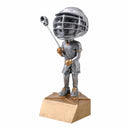 Pewter Bobble Lacrosse Resin - Male - AndersonTrophy.com