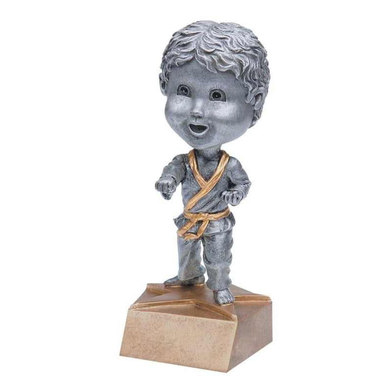 Pewter Bobble Martial Arts Resin - Male - AndersonTrophy.com