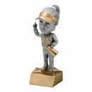 Pewter Bobble Team Mom Resin - Female - AndersonTrophy.com