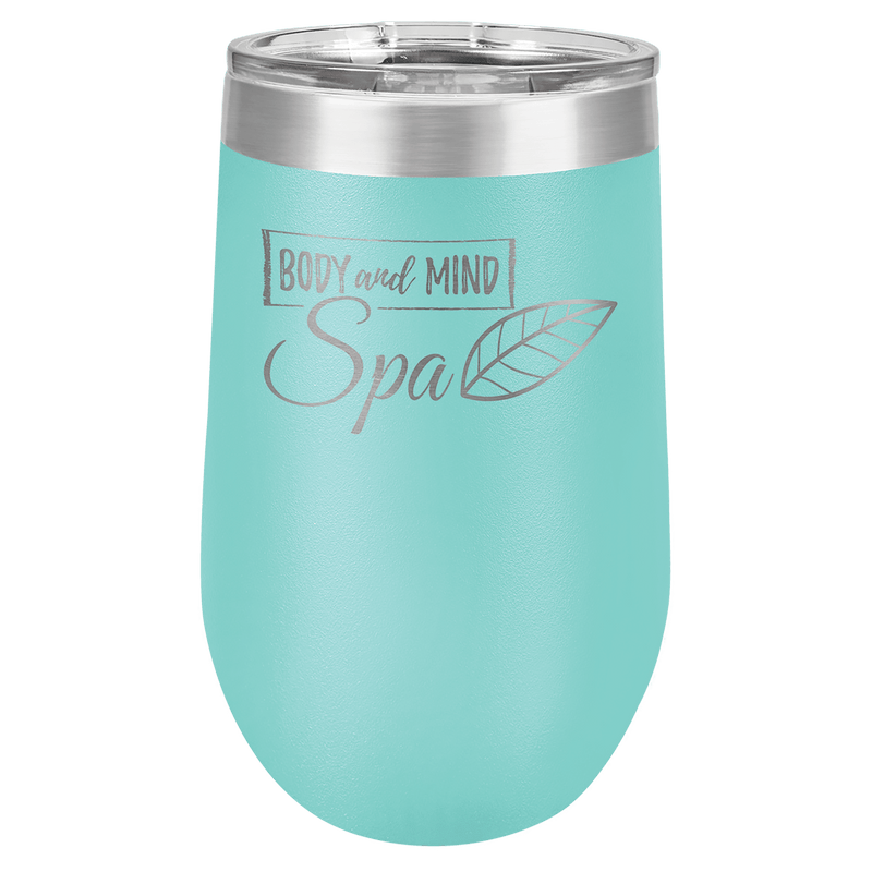 Polar Camel 16 oz. Vacuum Insulated Stemless Wine Tumblers - AndersonTrophy.com