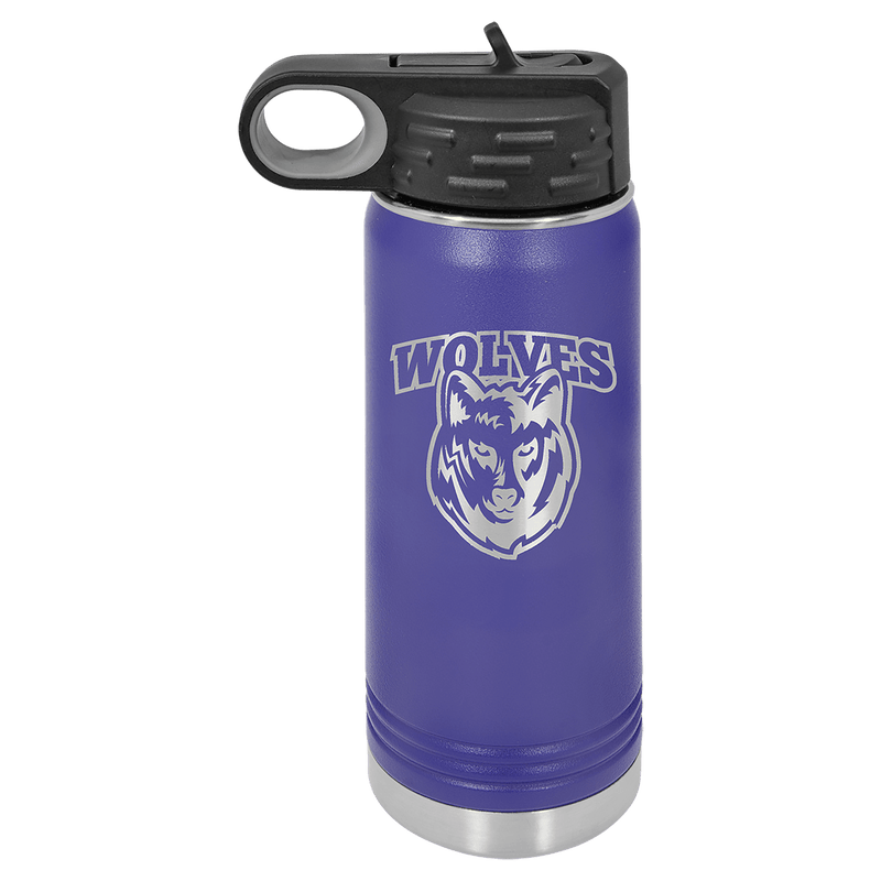 Polar Camel 20 oz. Vacuum Insulated Water Bottle - AndersonTrophy.com