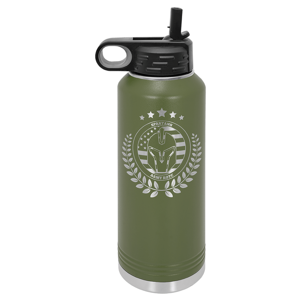 Polar Camel 30 oz. Olive Green Ringneck Vacuum Insulated Tumbler w/Clear Lid