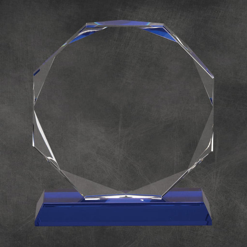 Porto Octagon Crystal Corporate Award - AndersonTrophy.com