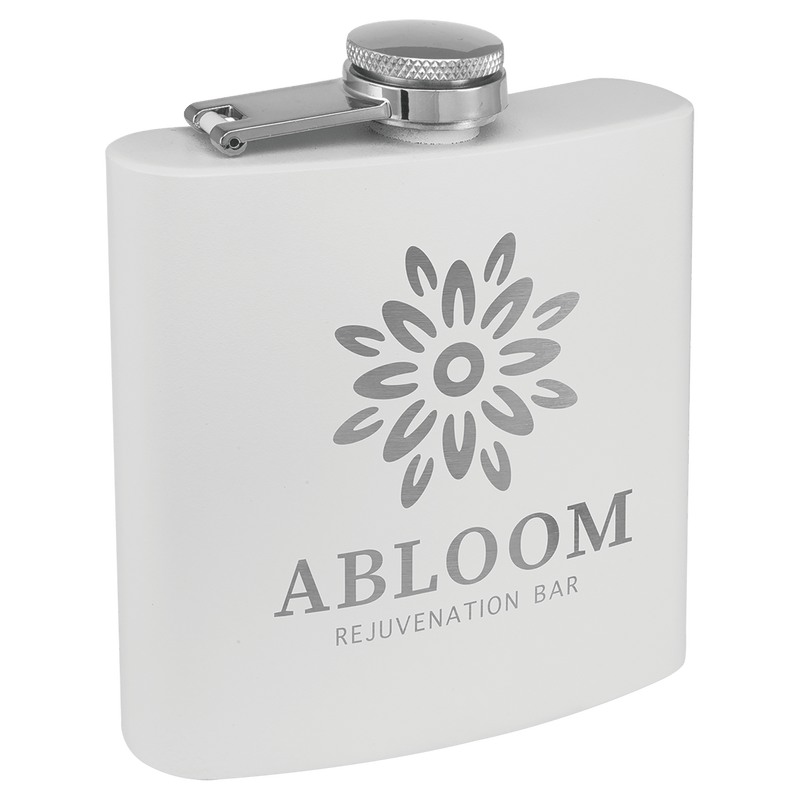 Powder Coated 6 oz. Stainless Steel Flask - AndersonTrophy.com