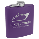 Powder Coated 6 oz. Stainless Steel Flask - AndersonTrophy.com