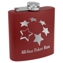 Powder Coated 6 oz. Stainless Steel Flask - AndersonTrophy.com