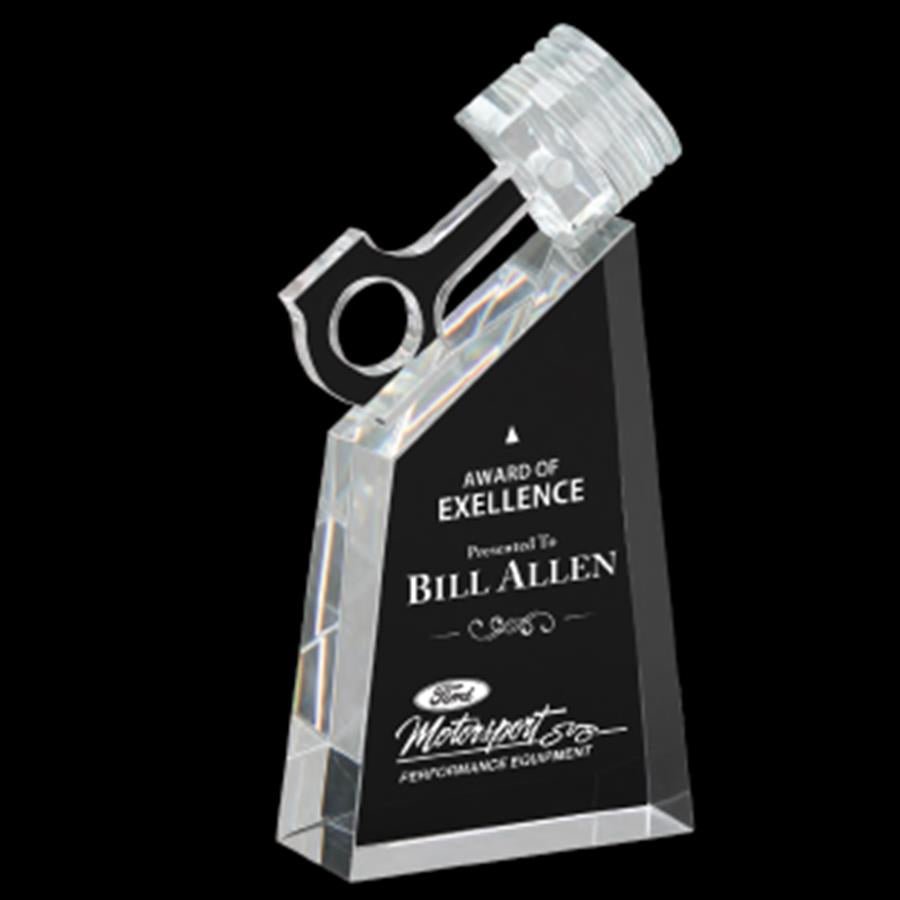 Power Piston Crystal Racing Award - crystal racing award | Laser ...