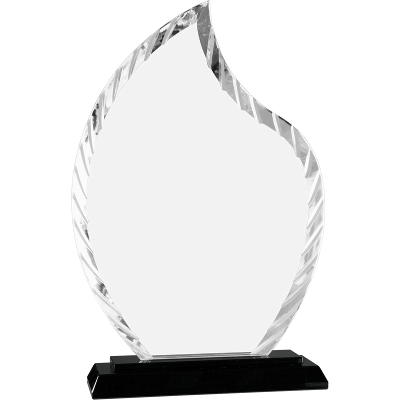 Premier Black Accent Flame Glass Award - AndersonTrophy.com