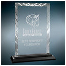 Premier Black Accent Rectangle Glass Award - AndersonTrophy.com
