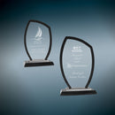 Premier Regal Peak Glass Award - Black - AndersonTrophy.com