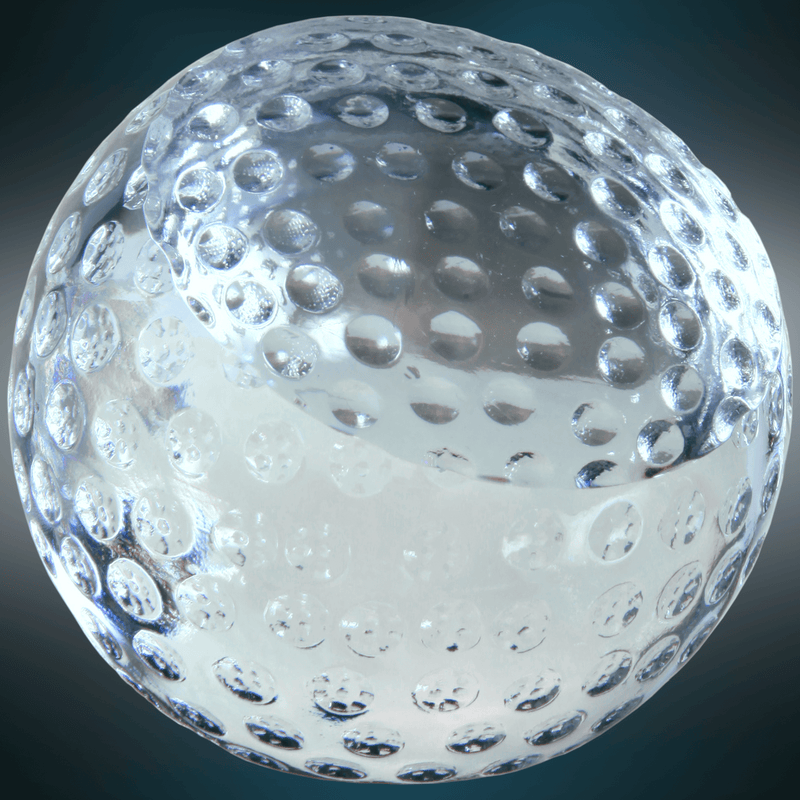 Premier Series Crystal Golf Ball Paperweight - AndersonTrophy.com
