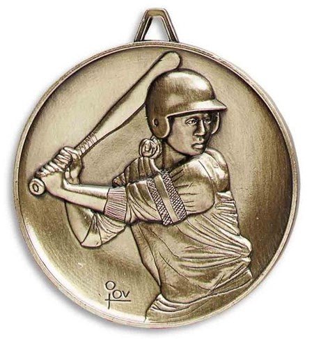 Premium Relief Series Baseball Medal - AndersonTrophy.com