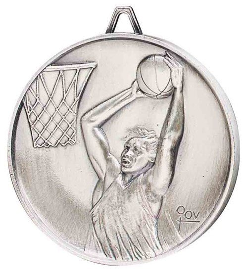 Premium Relief Series Basketball Medal - AndersonTrophy.com