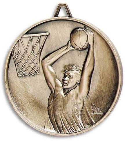 Premium Relief Series Basketball Medal - AndersonTrophy.com